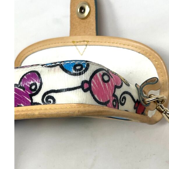 Dooney & Bourke Disney Mickey Mouse Balloon Wristlet Colorful Clutch 6.5\